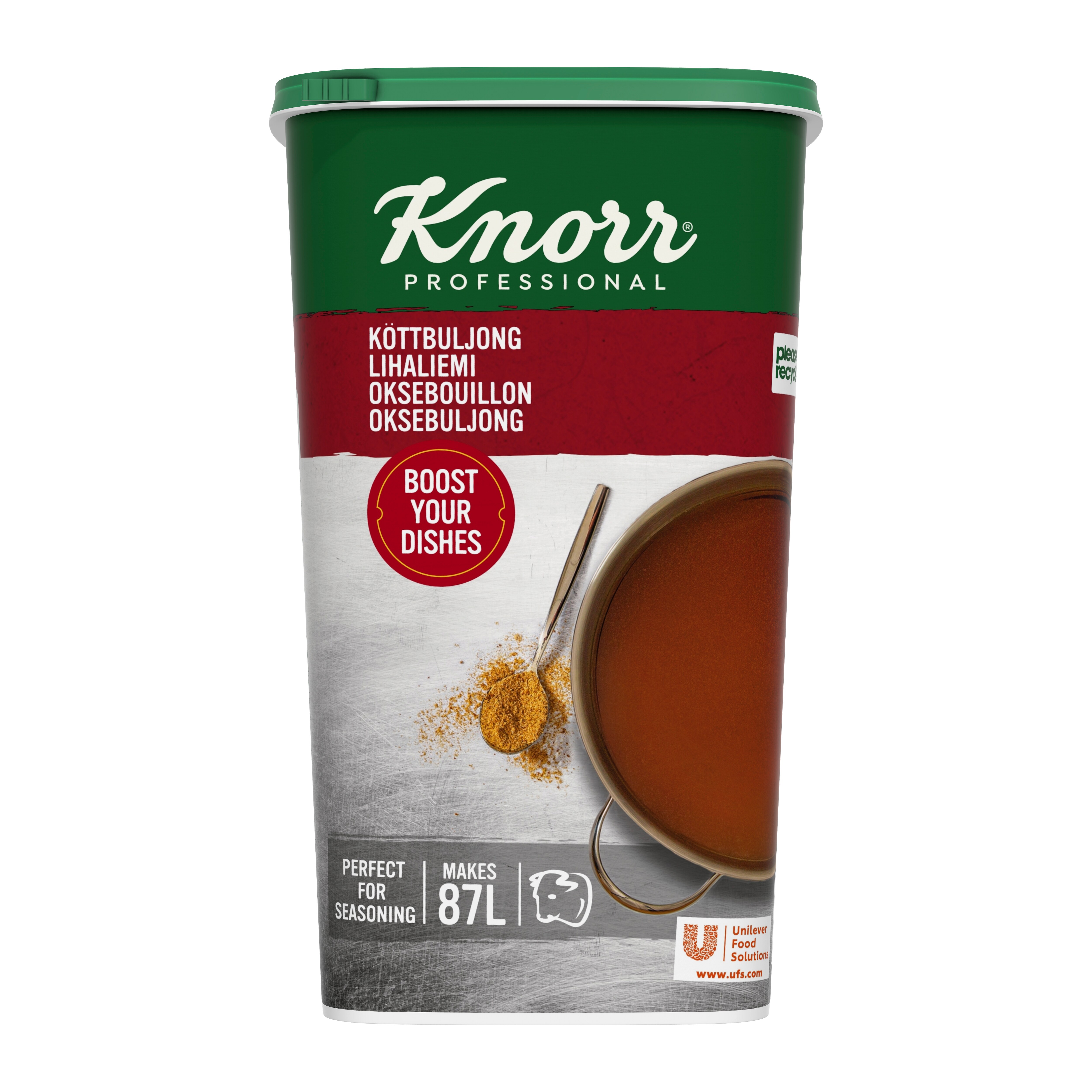 Knorr Oksebouillon, granulat 1,3 kg / 87 l